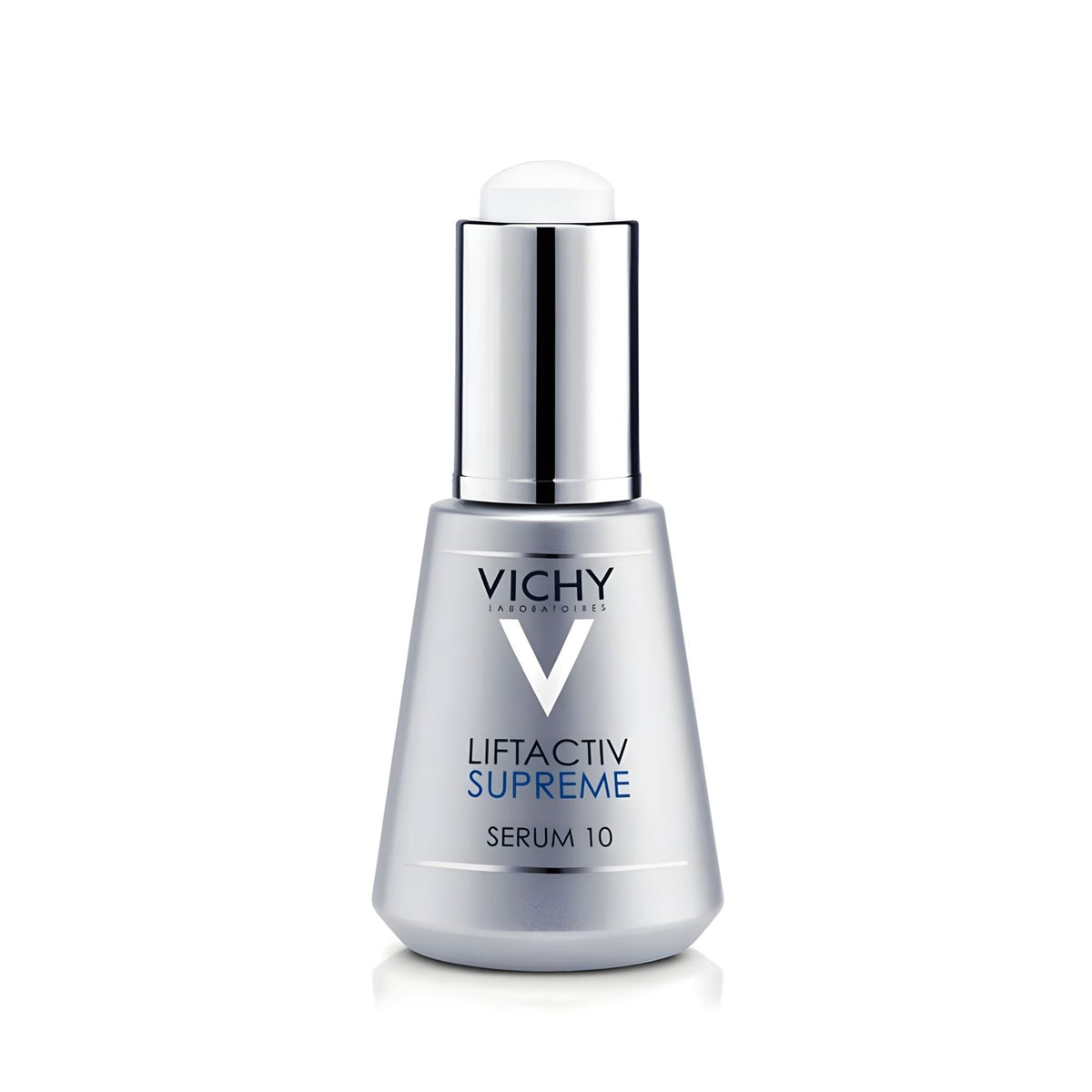 Refect Beauty Vichy Liftactiv Serum 10 Supreme anti-aging facial serum in a silver bottle with a dropper cap Main image