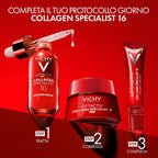 Refect Beauty Vichy Liftactiv Collagen Specialist 16 skincare routine set with serum, day cream, and eye cream.