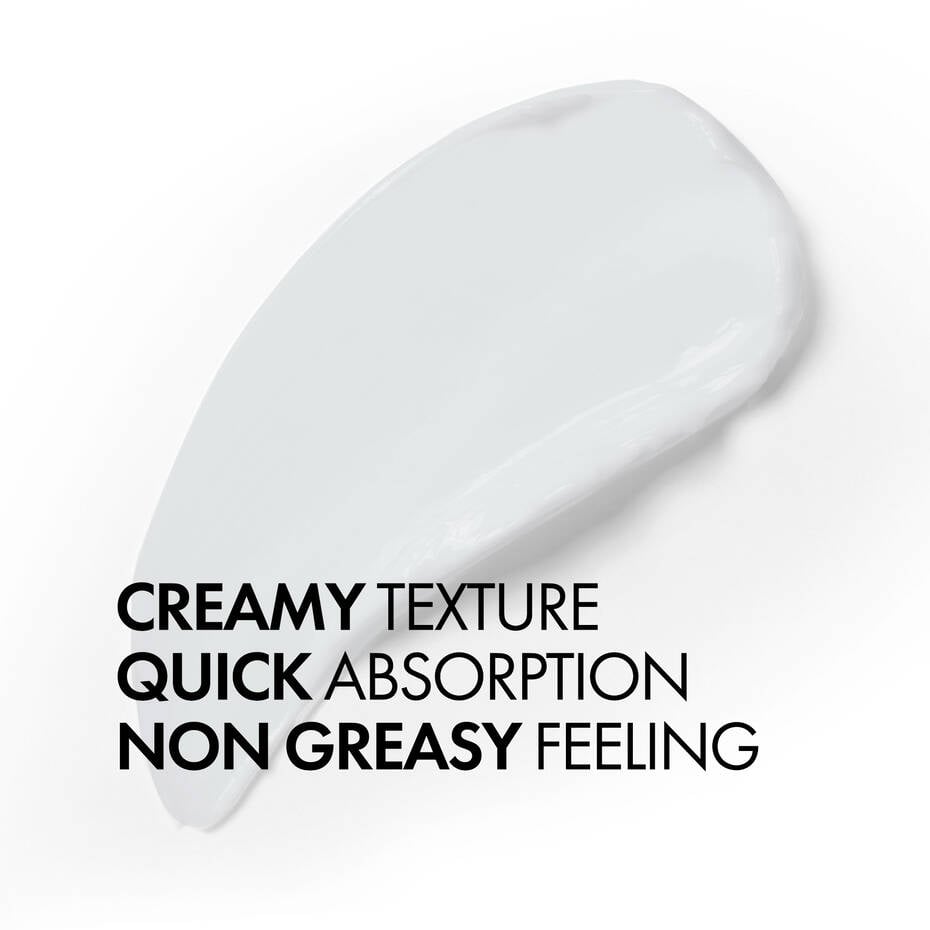Refect Beauty Vichy Liftactiv Night Supreme cream showing a smooth, white, non-greasy texture swatch.