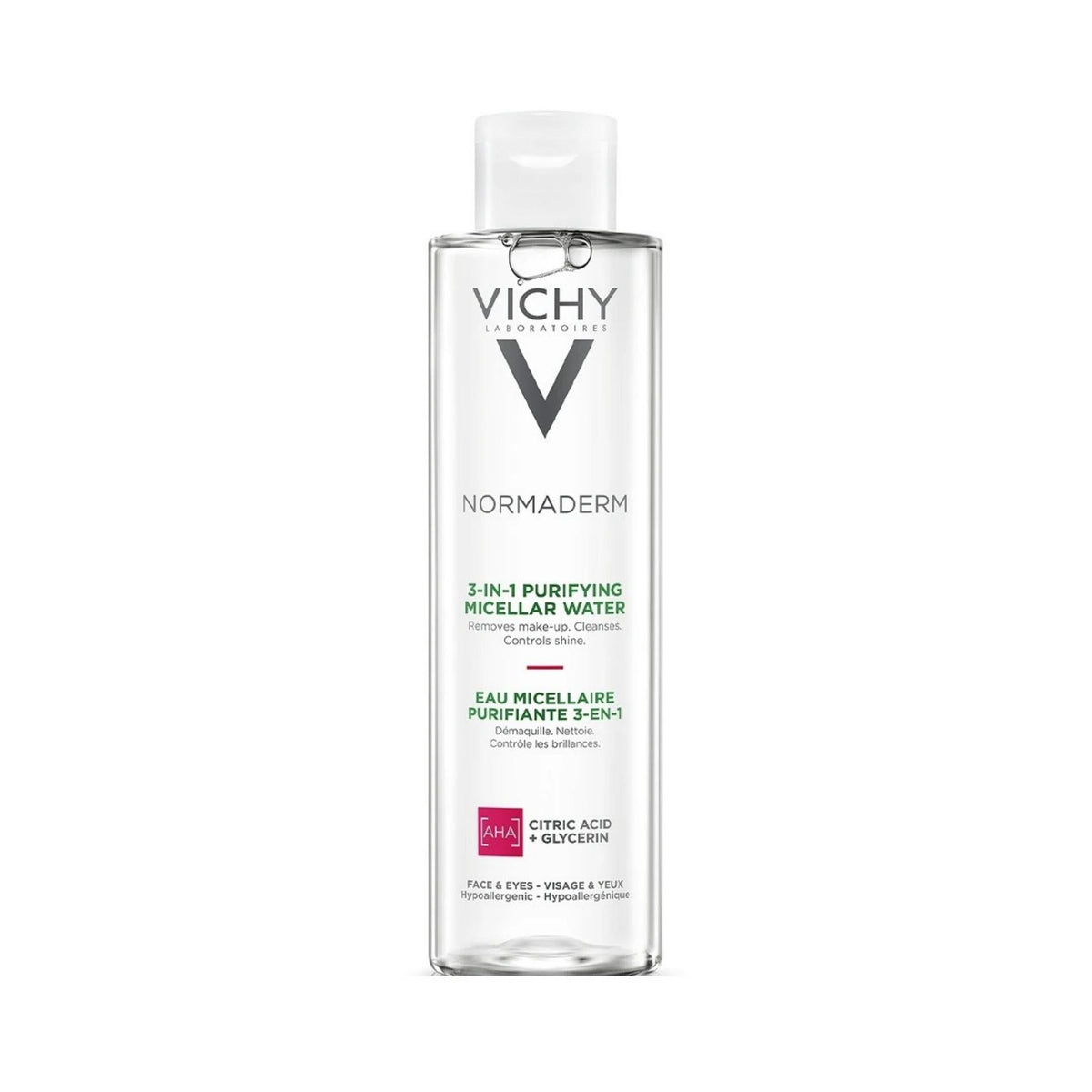 Refect Beauty Vichy Normaderm 3-in-1 micellar water bottle for oily and blemish-prone skin