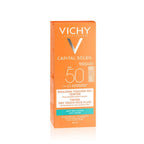 Refect Beauty Vichy Capital Soleil BB Tinted Dry Touch SPF 50+ sunscreen in orange packaging for oily skin
