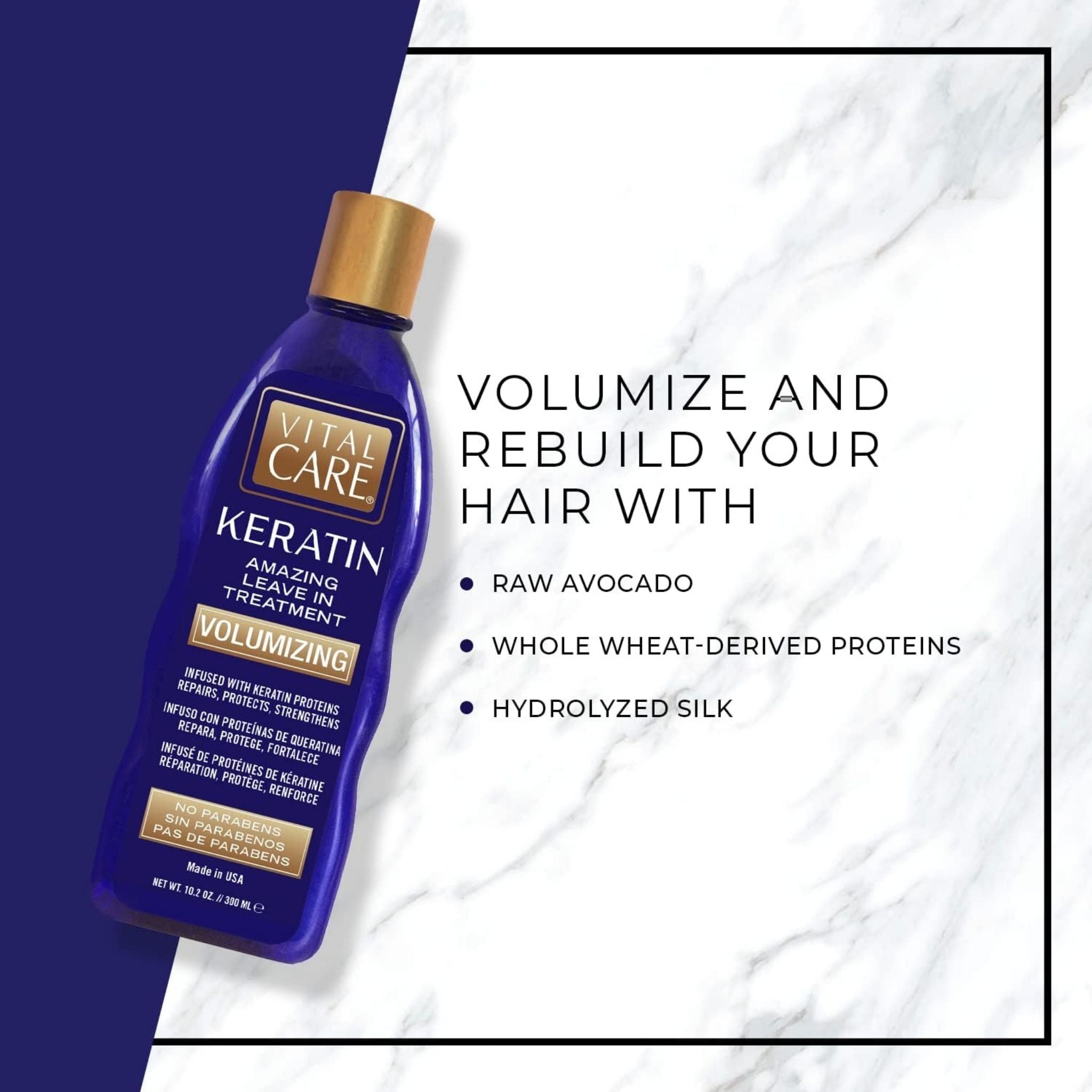 Vital Care Keratin Amazing Volumizing Treatment - Hair Treatment Secondary image