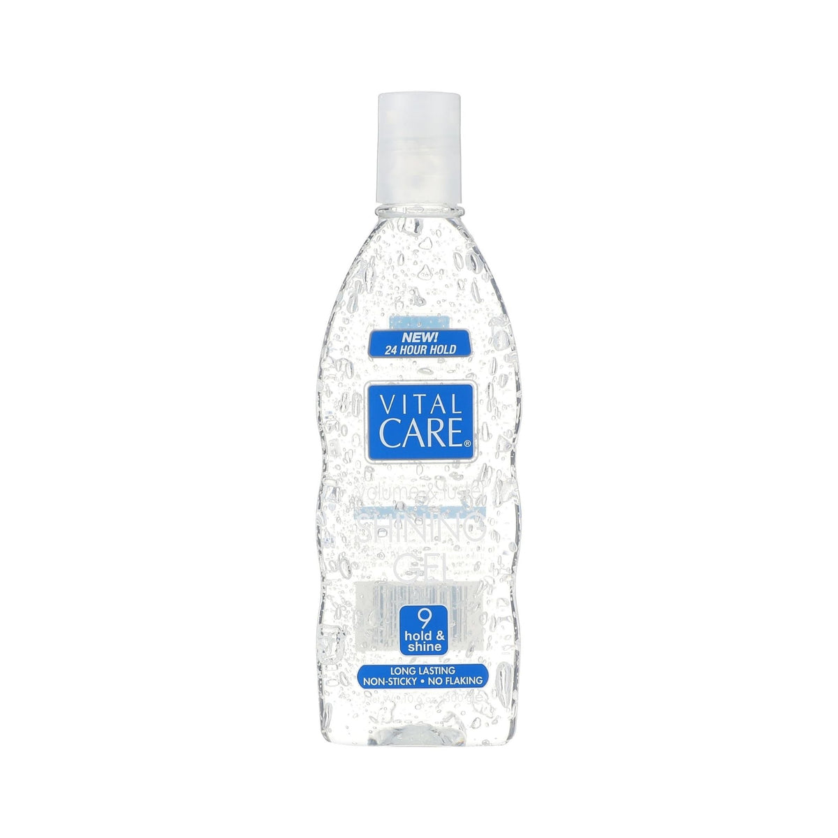 Refect Beauty Vital Care Volume & Luster Shining Gel in a clear bottle for volumizing and high-shine hair styling.