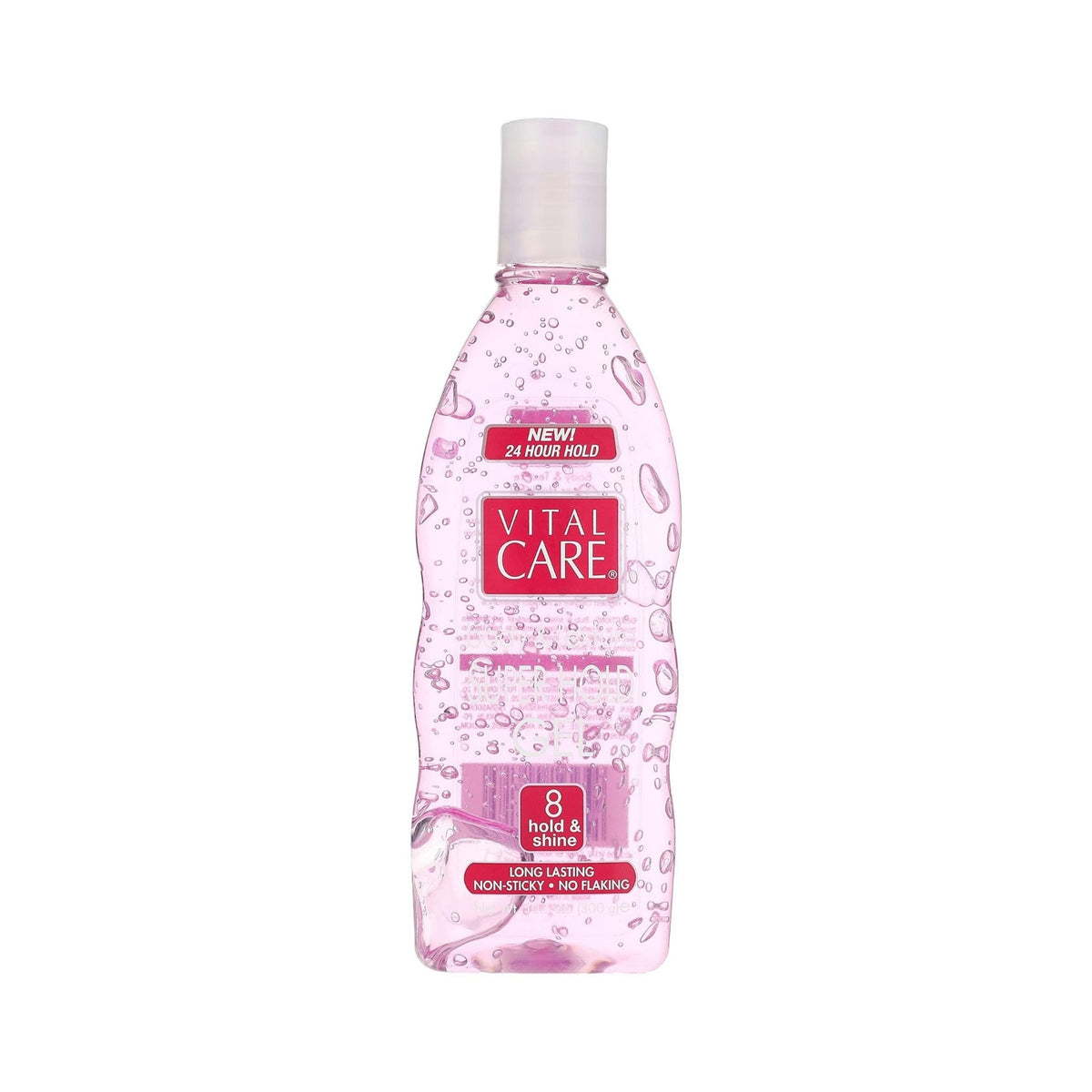 Refect Beauty Vital Care Super Hold pink styling gel bottle for long-lasting hair volume and texture Main image
