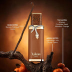 Refect Beauty French Avenue Vulcan Sable unisex eau de parfum bottle with a silver snake accent and brown glass.