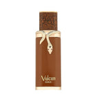 Refect Beauty French Avenue Vulcan Sable unisex eau de parfum in a brown bottle with a gold snake and patterned cap.