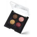 Refect Beauty Golden Rose wet and dry eyeshadow quad palette featuring four shimmering shades in a black compact case. 07