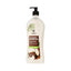 Refect Beauty YARA coconut shower gel in a 1-liter pump bottle with tropical coconut imagery on the label.