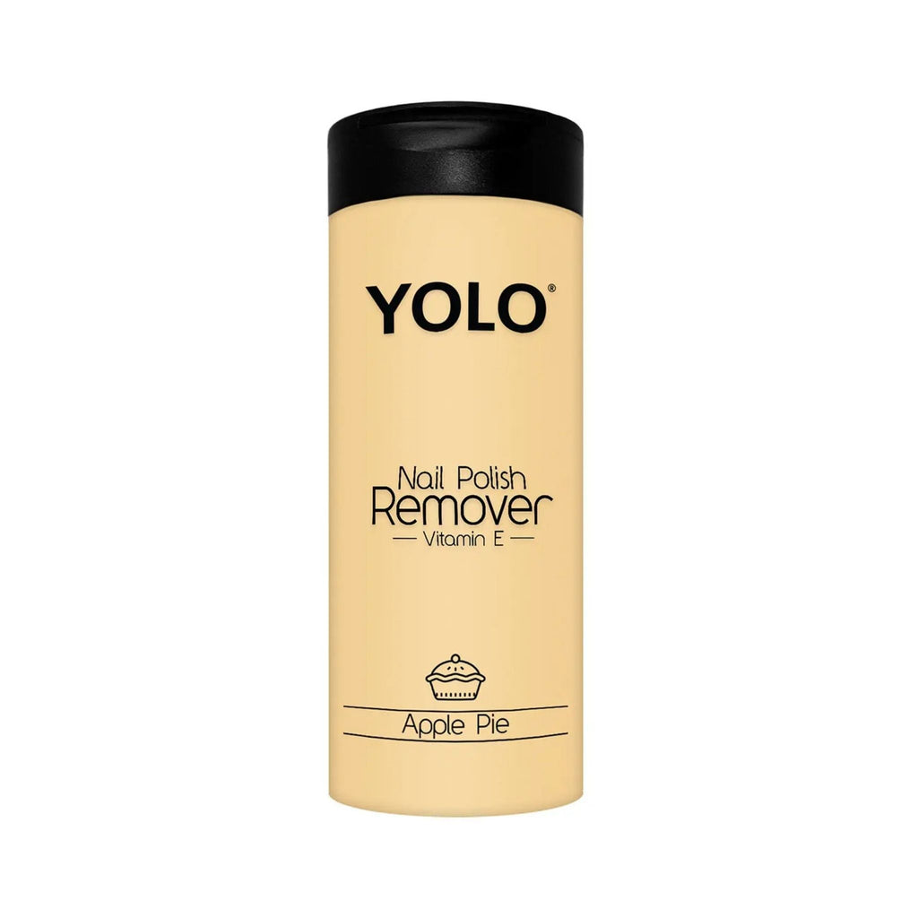 Refect Beauty Yolo Apple Pie scented nail polish remover bottle with Vitamin E and castor oil