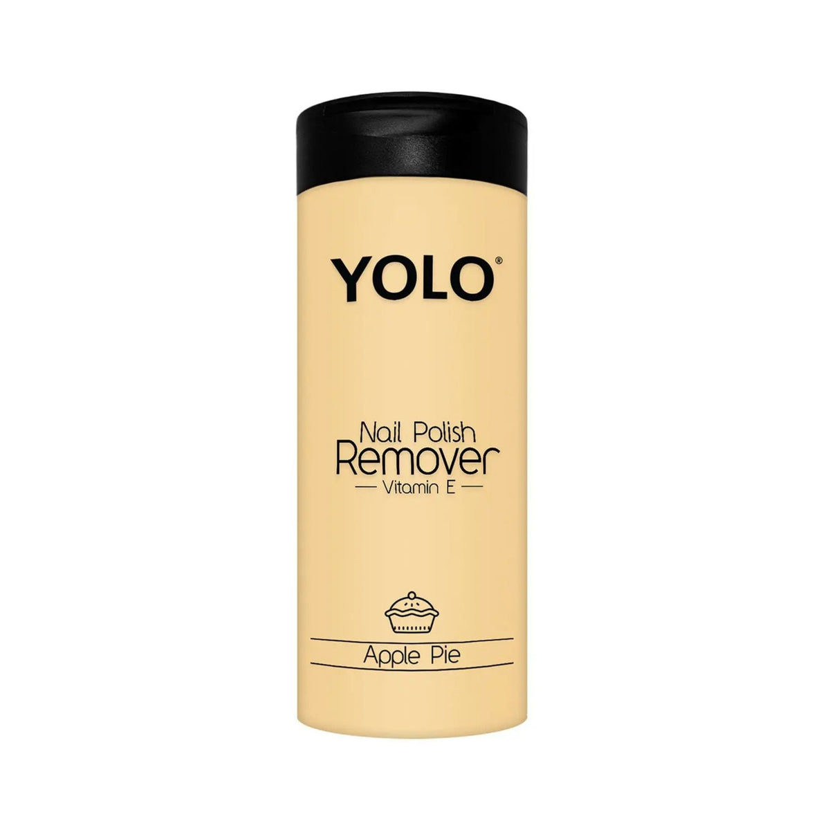 Refect Beauty Yolo Apple Pie scented nail polish remover bottle with Vitamin E and castor oil