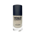 Refect Beauty Yolo Limited Edition nail polish in a neutral beige shade with a glossy finish in a glass bottle.