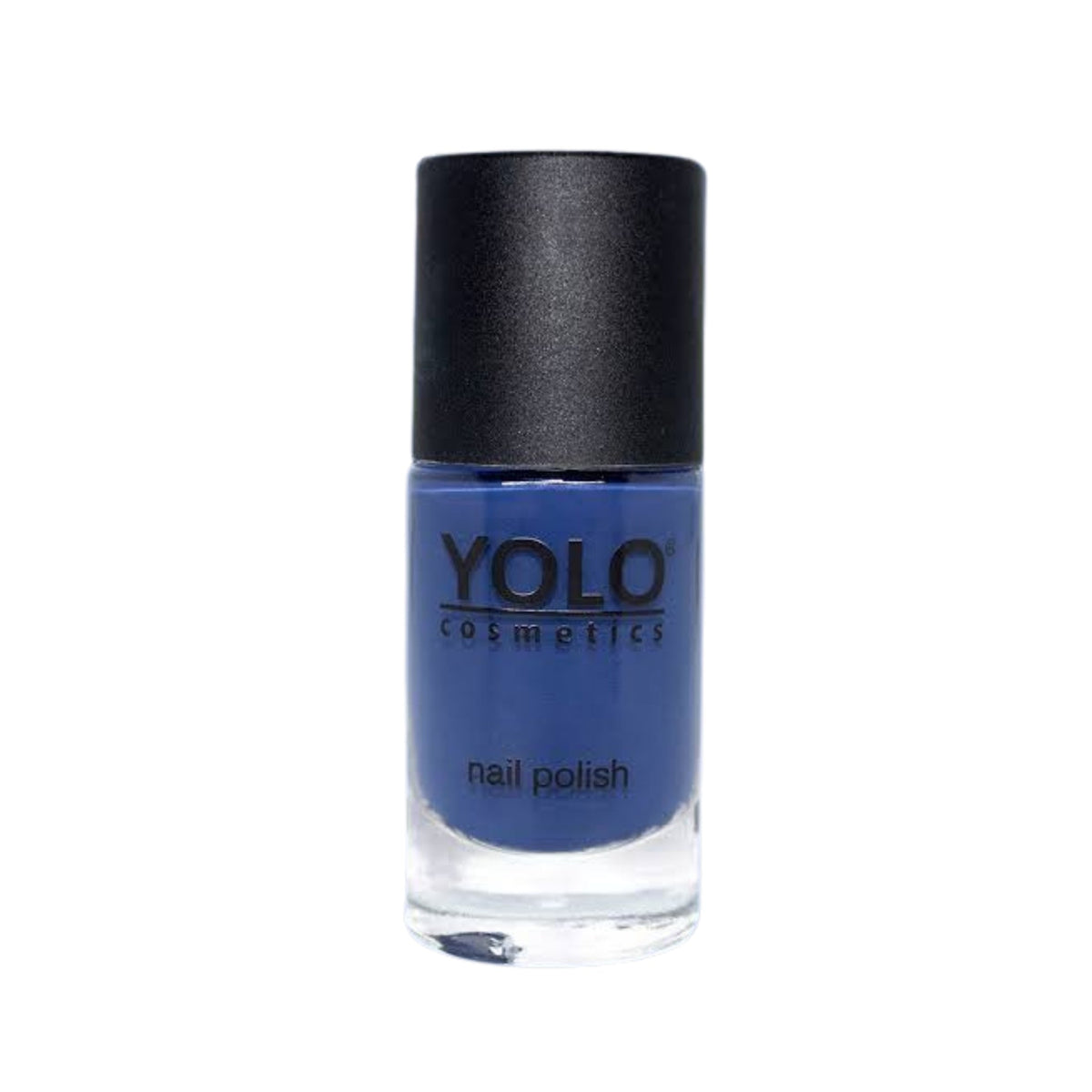 Refect Beauty Yolo creamy nail polish in a deep blue shade with a smooth, glossy finish in a glass bottle. 191