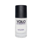 Refect Beauty Yolo Nail Polish Creamy in a clear glass bottle with a black cap for a smooth, glossy manicure finish.