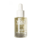 Refect Beauty Yolo Cuticle Serum in a clear glass dropper bottle for hydrating and strengthening nails.