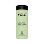 Refect Beauty Yolo Forest nail polish remover bottle with Vitamin E in a light green container with a black cap