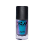 Refect Beauty Yolo Galaxies nail polish bottle with a multi-dimensional teal and purple shimmer finish