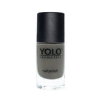 Refect Beauty Yolo Nail Polish in a creamy grey shade with a smooth, opaque finish in a glass bottle.