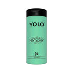 Refect Beauty YOLO jasmine scented nail polish remover bottle with Vitamin E in a light green container.