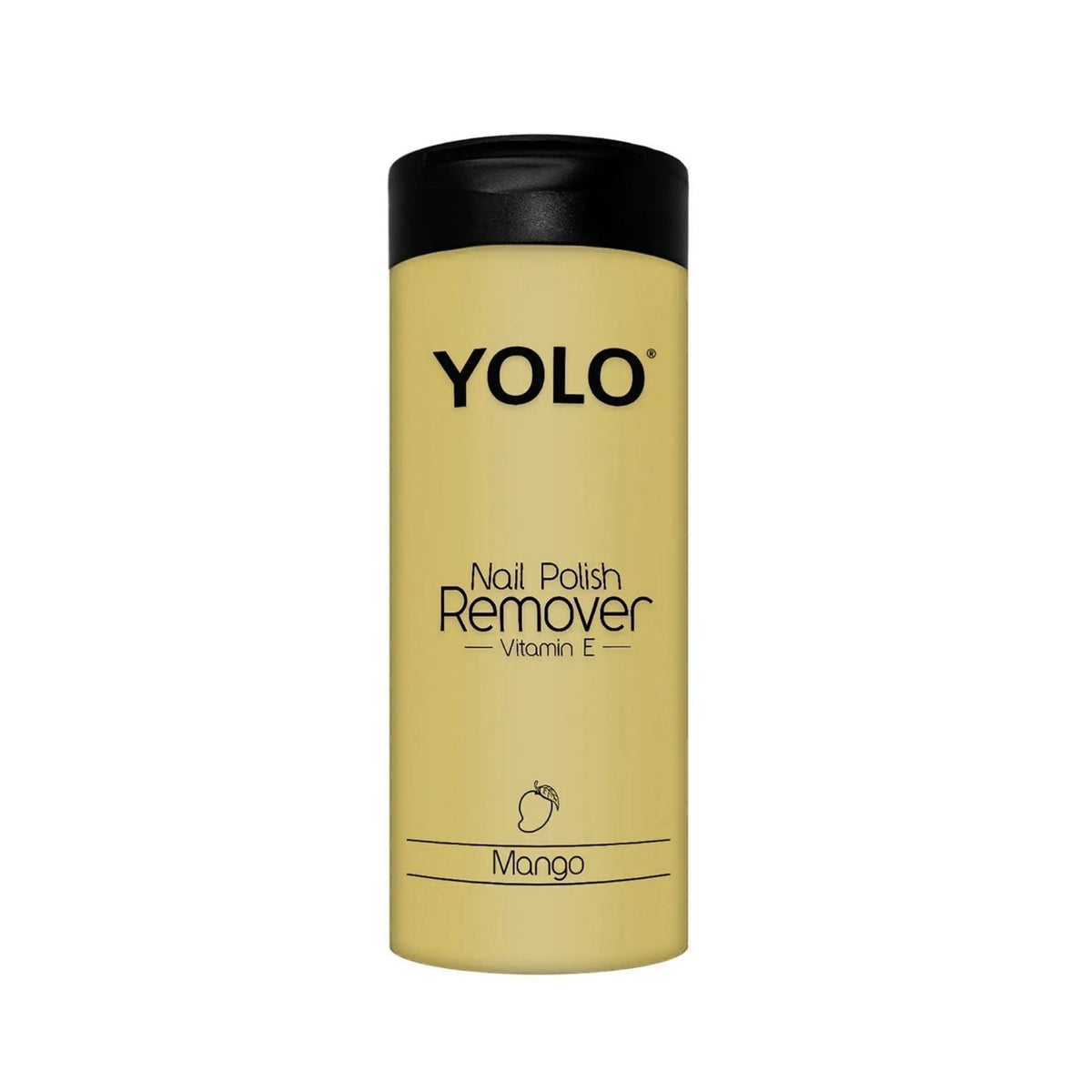 Refect Beauty Yolo mango scented nail polish remover bottle with Vitamin E and castor oil for healthy nails Main image