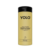 Refect Beauty YOLO mango scented nail polish remover bottle with Vitamin E and castor oil formula