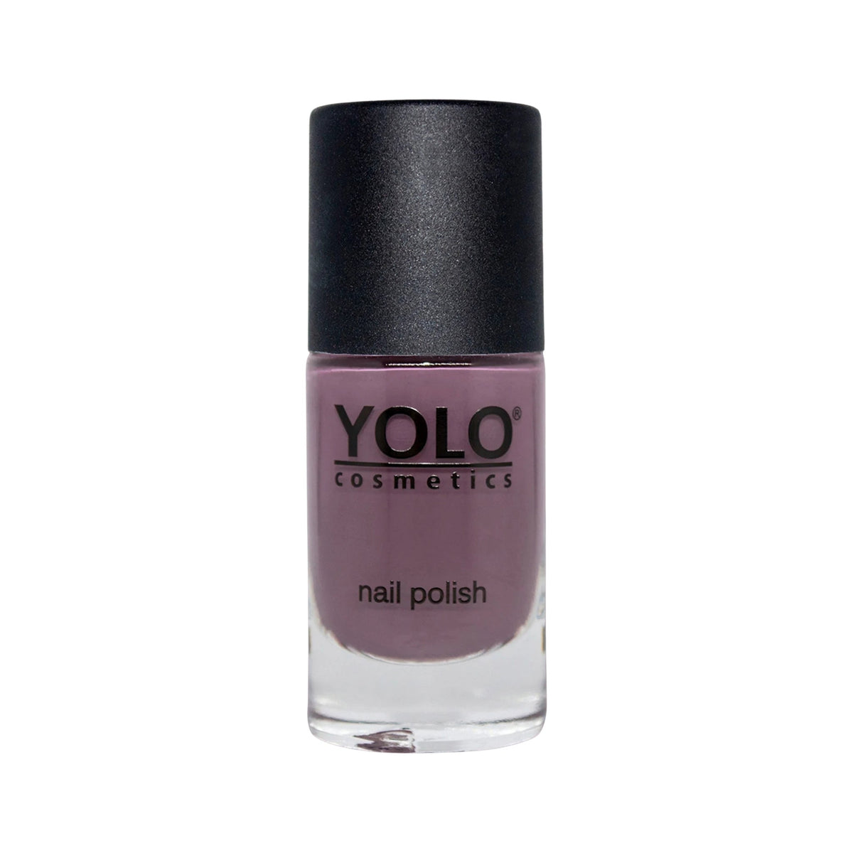 Refect Beauty Yolo Nail Polish in a dusty mauve shade with a smooth creamy finish in a glass bottle. 167