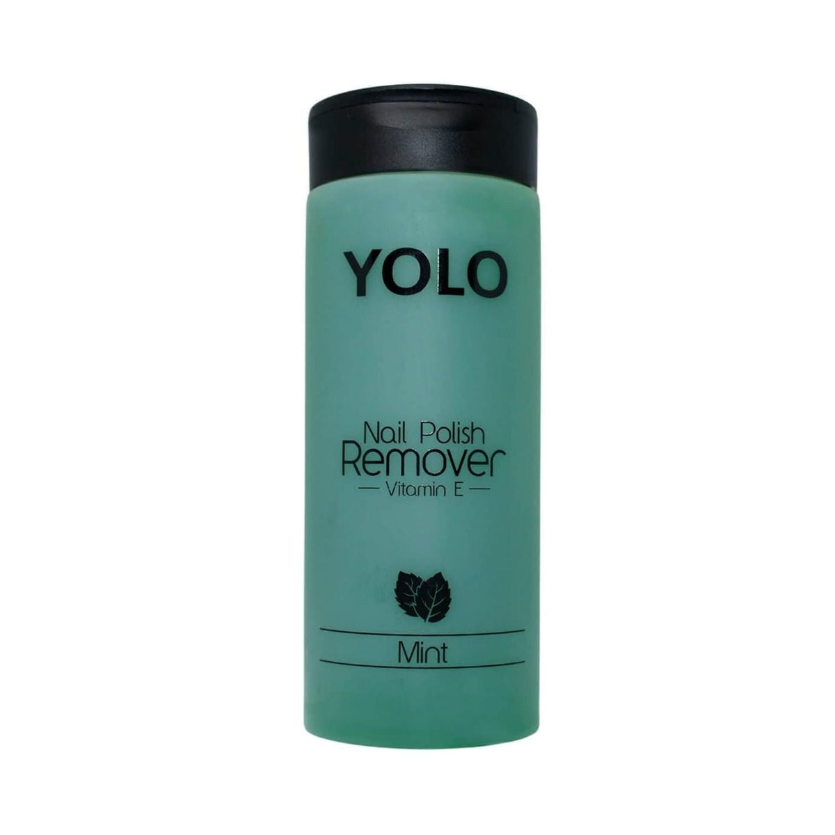 Refect Beauty YOLO mint scented nail polish remover bottle enriched with Vitamin E and castor oil