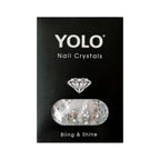 Refect Beauty Yolo Nail Crystals Struss in a black display pack for glamorous nail art and high-shine manicures.