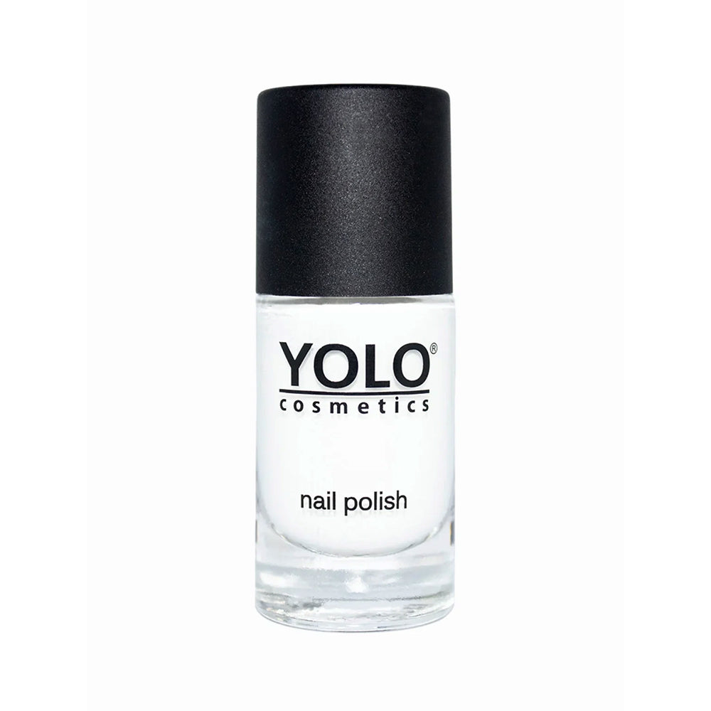Refect Beauty Yolo Nail Polish bottle with a clear glass container and black cap on a white background. Main image