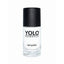 Refect Beauty Yolo Nail Polish bottle with a clear glass container and black cap on a white background.