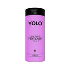 Refect Beauty YOLO Lollipop scented nail polish remover bottle in purple with Vitamin E and castor oil formula