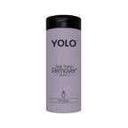 Refect Beauty YOLO nail polish remover bottle in light purple with Vitamin E and a black cap