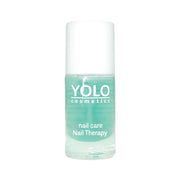 Refect Beauty Yolo Nail Therapy treatment bottle with a light blue nourishing formula for strengthening damaged nails.