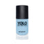 Refect Beauty Yolo pastel light blue nail polish in a glass bottle with a black cap