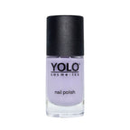 Refect Beauty Yolo pastel lavender nail polish in a glass bottle with a black cap for a glossy manicure finish.