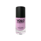 Refect Beauty Yolo Limited Edition light purple nail polish in a glass bottle with a black cap
