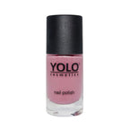Refect Beauty Yolo Nail Polish in a soft dusty pink shade with a smooth, creamy, and glossy finish.