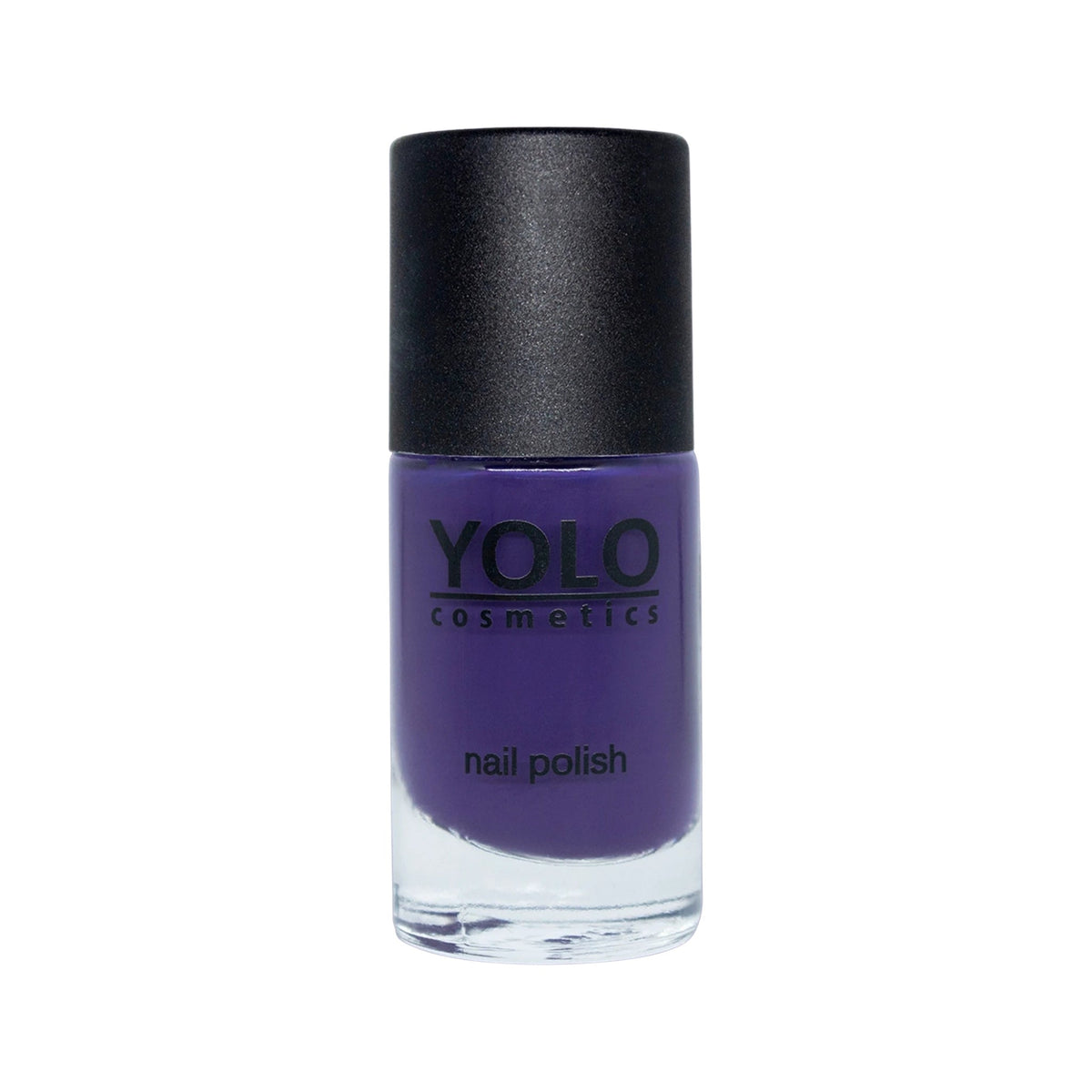 Refect Beauty Yolo Nail Polish in a deep purple creamy shade with a smooth glossy finish in a glass bottle. 137