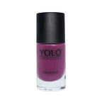 Refect Beauty Yolo Nail Polish Creamy in a rich purple shade with a smooth, glossy finish in a glass bottle.