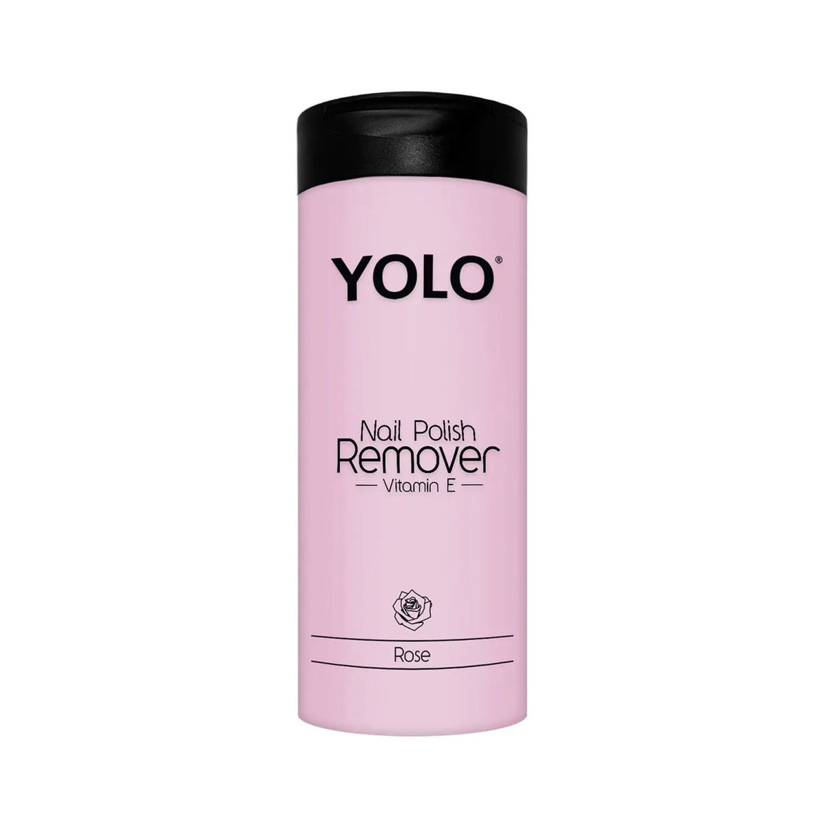 Refect Beauty Yolo rose scented nail polish remover bottle with Vitamin E and castor oil for healthy nails