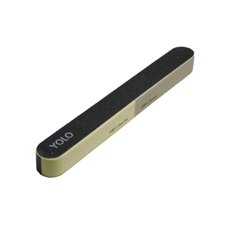 Refect Beauty Yolo six-sided nail buffer tool for shaping, smoothing, and polishing natural nails at home.