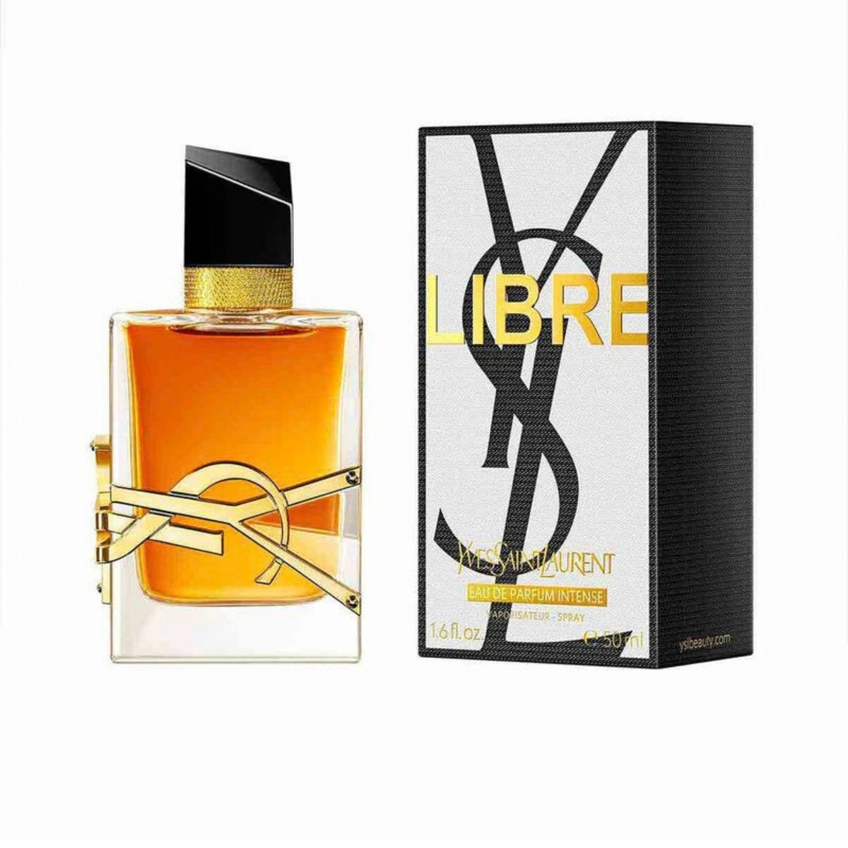 Refect Beauty Yves Saint Laurent Libre Eau de Parfum Intense bottle with gold logo and matching product box