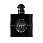 Refect Beauty Yves Saint Laurent Black Opium Le Parfum bottle in glossy black with a sparkling glitter center