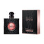 Refect Beauty Yves Saint Laurent Black Opium Eau de Parfum bottle and box with black glitter finish and pink accents.
