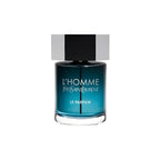 Refect Beauty Yves Saint Laurent L'Homme Le Parfum bottle with a deep blue gradient glass and silver cap
