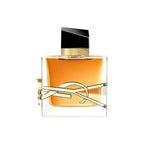 Refect Beauty Yves Saint Laurent Libre Intense perfume bottle with gold YSL logo and amber fragrance liquid