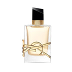Refect Beauty Yves Saint Laurent Libre Eau de Parfum bottle with gold YSL logo and black cap on a white background