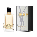 Refect Beauty Yves Saint Laurent Libre Eau de Parfum bottle with gold YSL logo and matching black and white box
