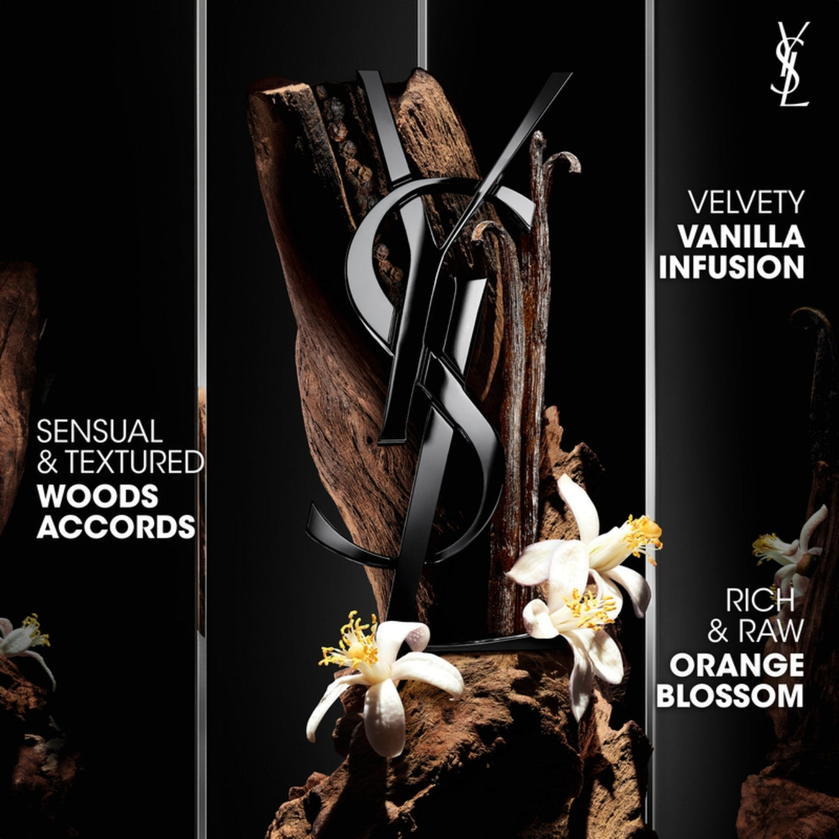 Refect Beauty Yves Saint Laurent Myslf Le Parfum featuring orange blossom, vanilla infusion, and woody notes