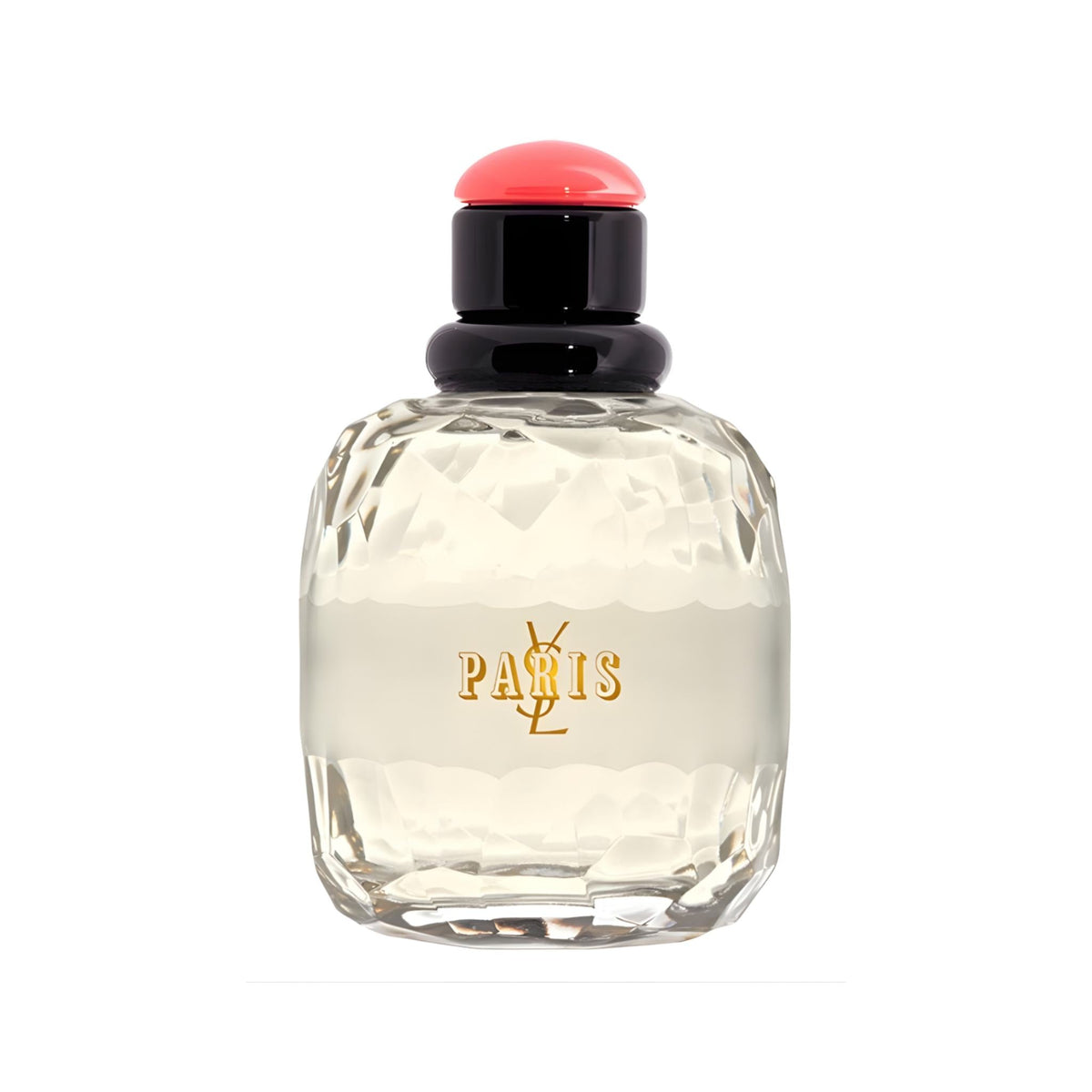 Refect Beauty Yves Saint Laurent Paris Eau de Toilette in a faceted glass bottle with a pink and black cap. Main image
