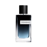 Refect Beauty Yves Saint Laurent Y Eau de Parfum in a sleek glass bottle with a dark blue gradient and black cap.